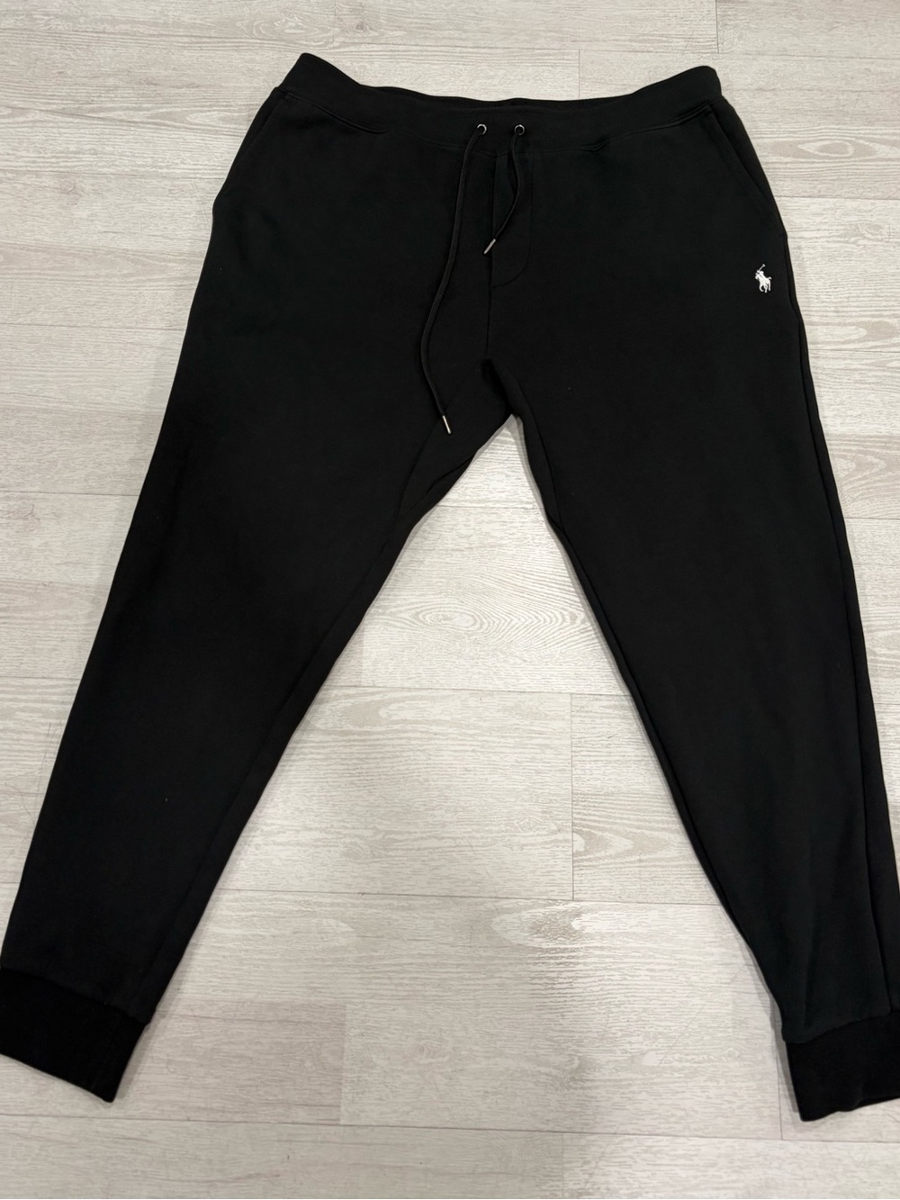 Polo Ralph Lauren Men's Black Fleece Baggy Jogger Sweatpants Size XXL